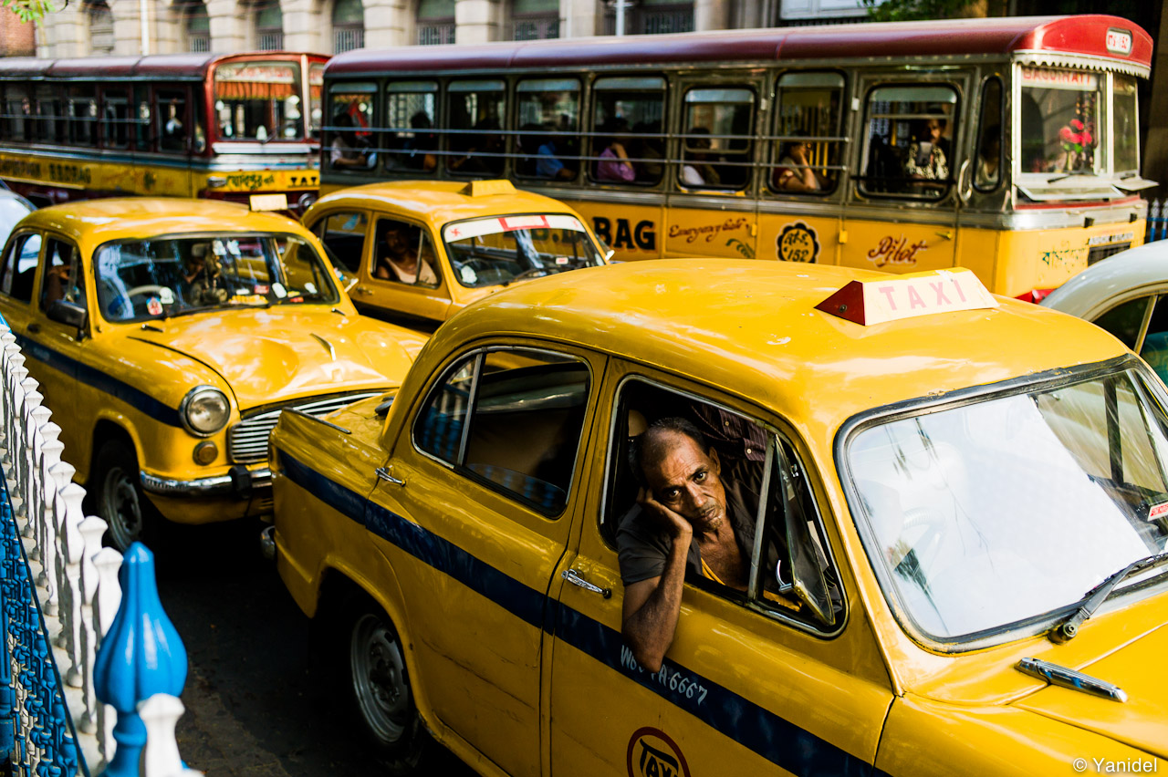 Calcutta taxi driver