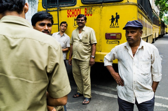Bus drivers in Mumbai